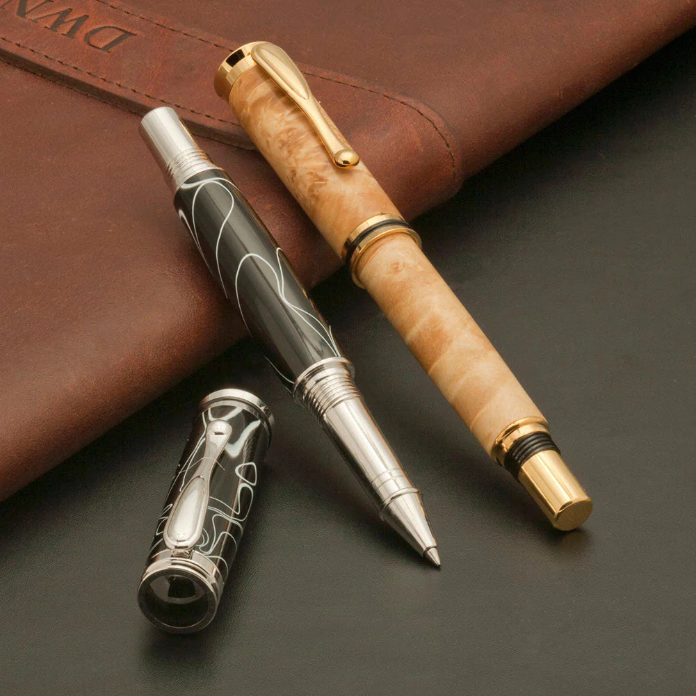 Artisan Jr. Retro Rollerball Pen Kit - Chrome - Image 2