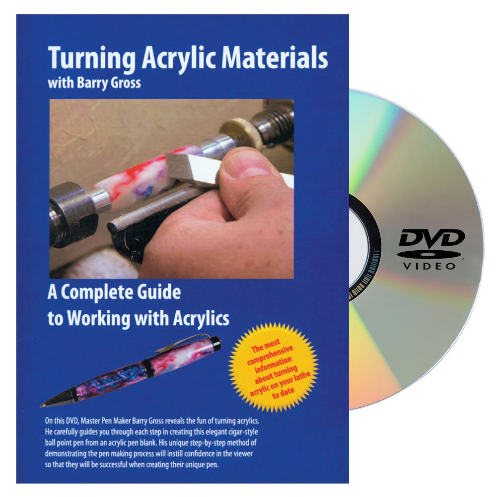 BG Artforms Turning Acrylic Materials DVD