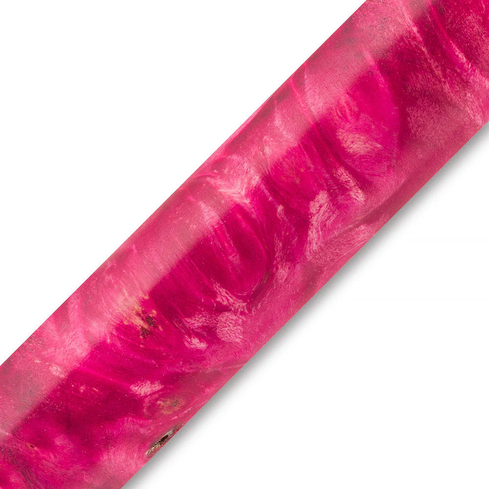 Rainbow Buckeye Burl Stabilized Pen Blank - Rose